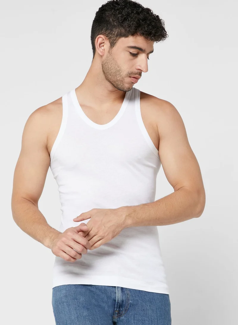 Seventy Five Basics 3 Pack Rib Vests